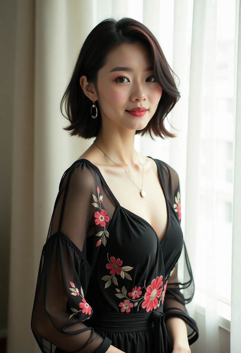 电影你好邻居阁楼灯还亮着剧照，黄房子夜窗